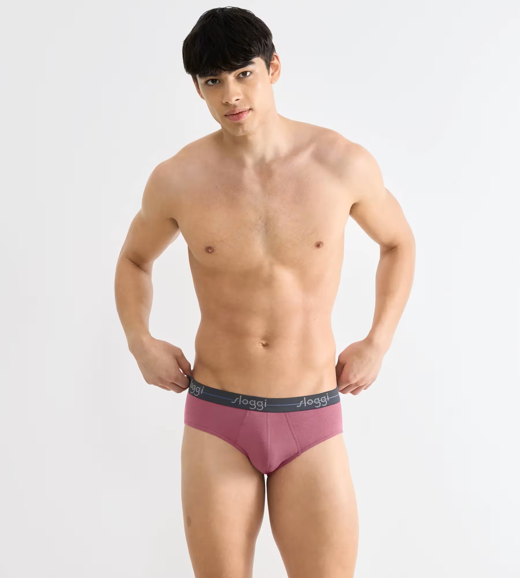Ανδρικό Εσώρουχο Σλιπ Βαμβάκι 2 PACK SLOGGI MEN MIDI START 10206949-M021 ΜΠΛΕ-ΜΠΟΡΝΤΟ