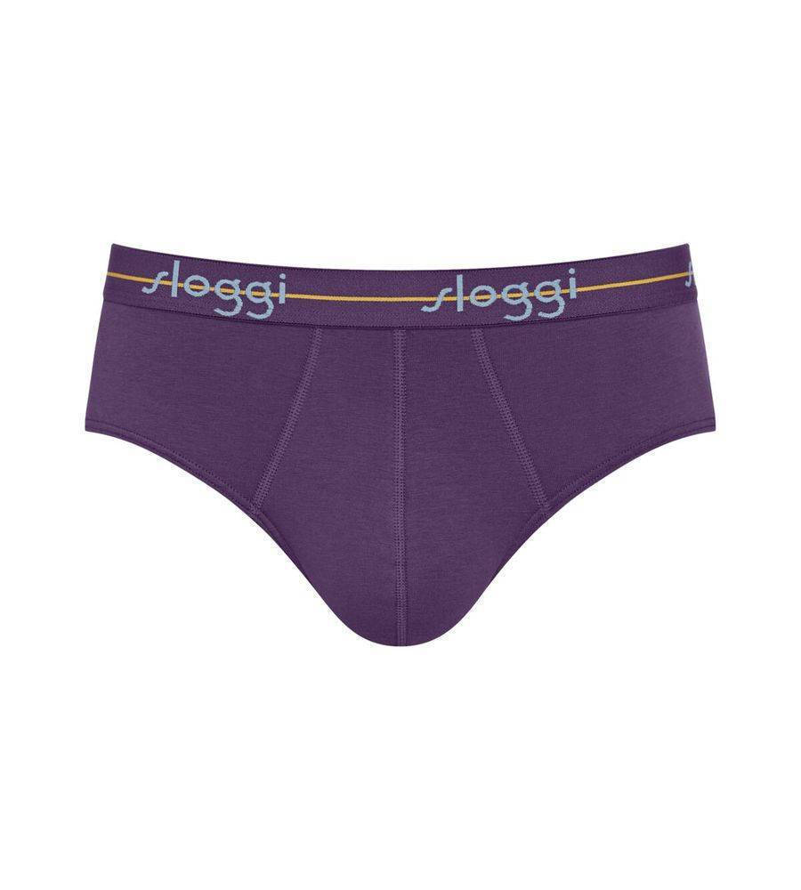 Ανδρικό Εσώρουχο Σλιπ Βαμβάκι 2 PACK SLOGGI MEN MIDI START 10206949-M025 ΜΩΒ-ΠΕΤΡΟΛ