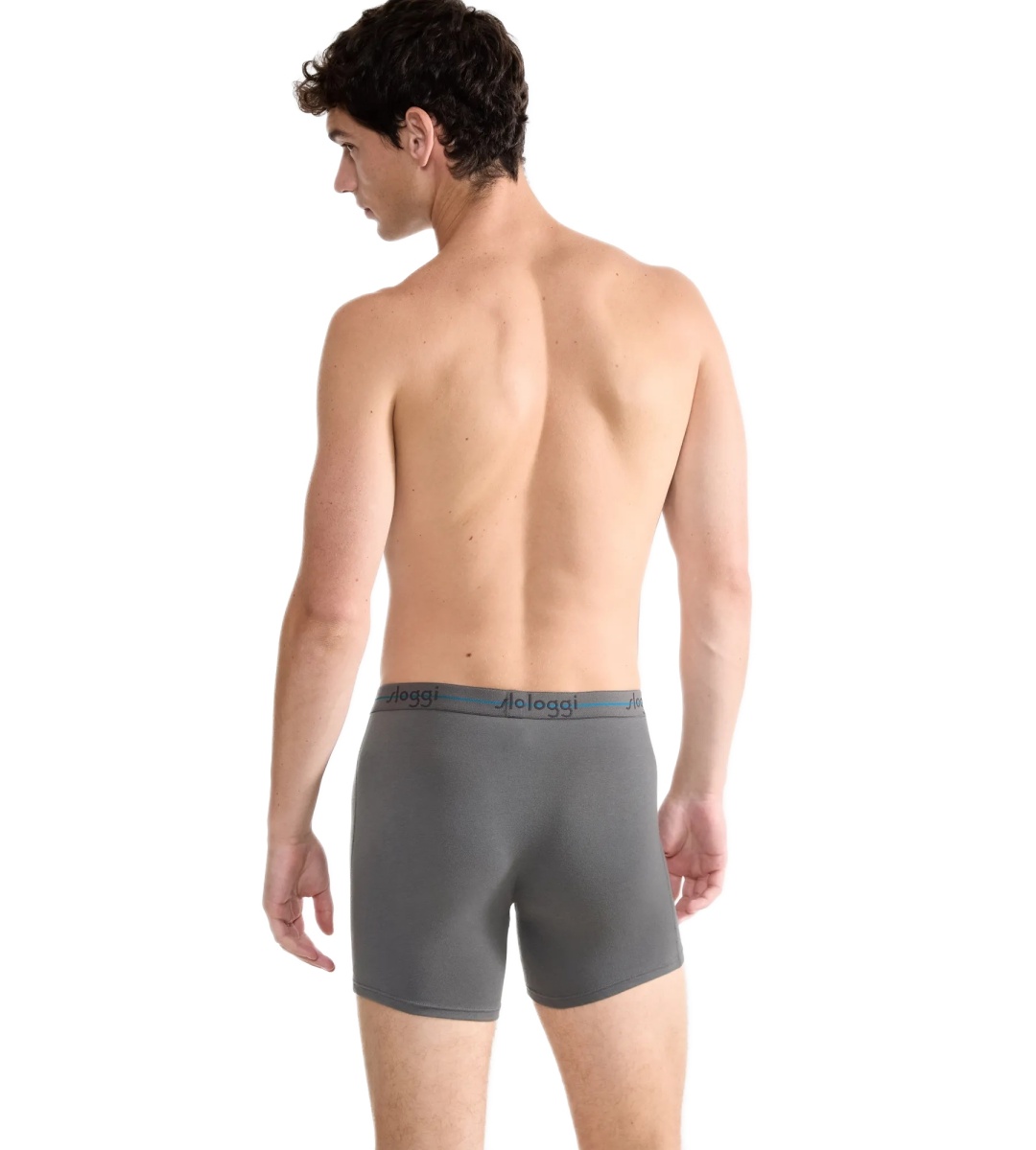 Ανδρικό εσώρουχό Βαμβάκι μπόξερ Boxer SLOGGI men Start Short C2P 10206948 -M003 ΚΑΦΕ-ΓΚΡΙ