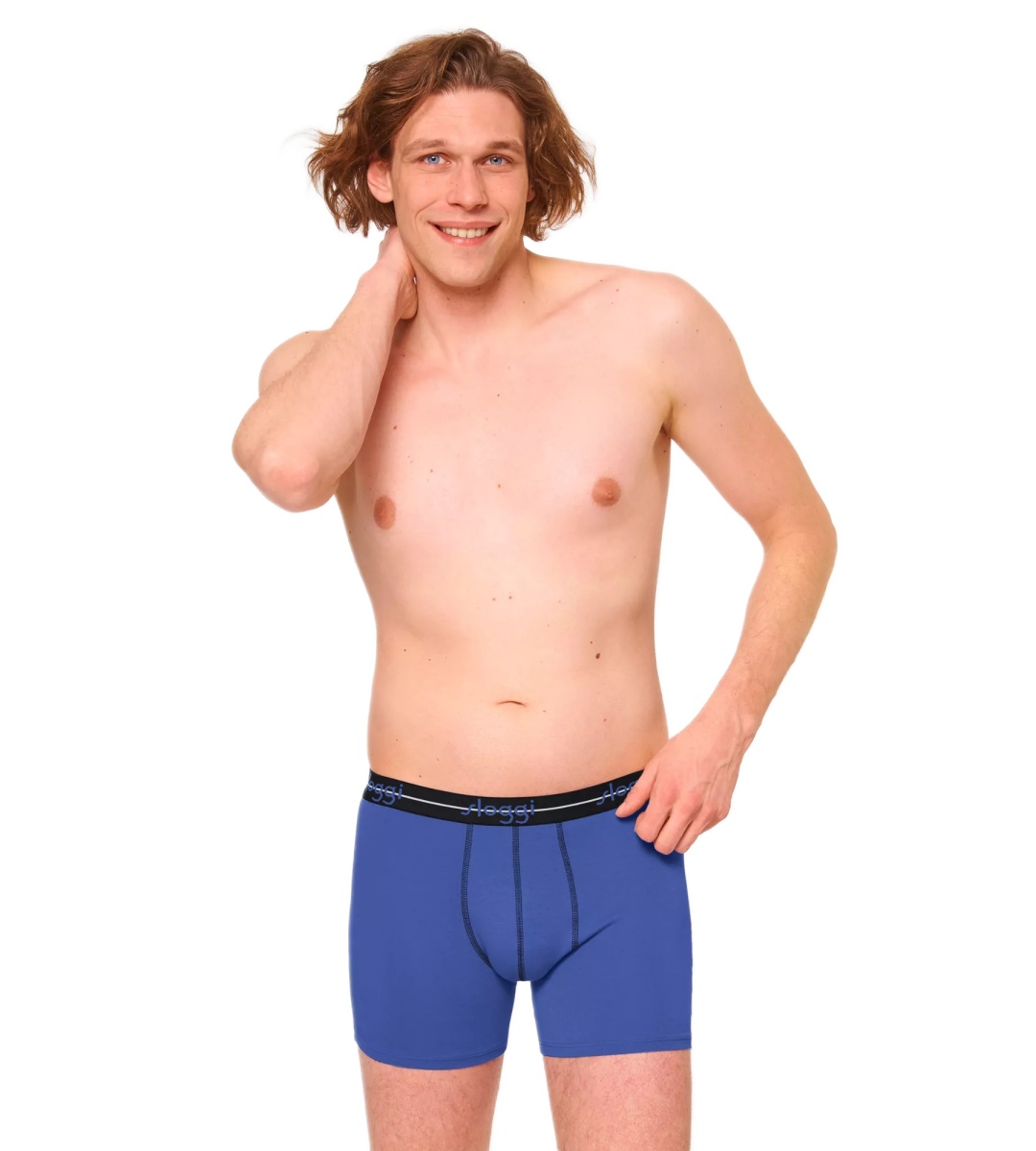 Ανδρικό εσώρουχό Βαμβάκι μπόξερ Boxer SLOGGI men Start Short C2P 10206948 -V005 ΜΑΥΡΟ-ΜΠΛΕ