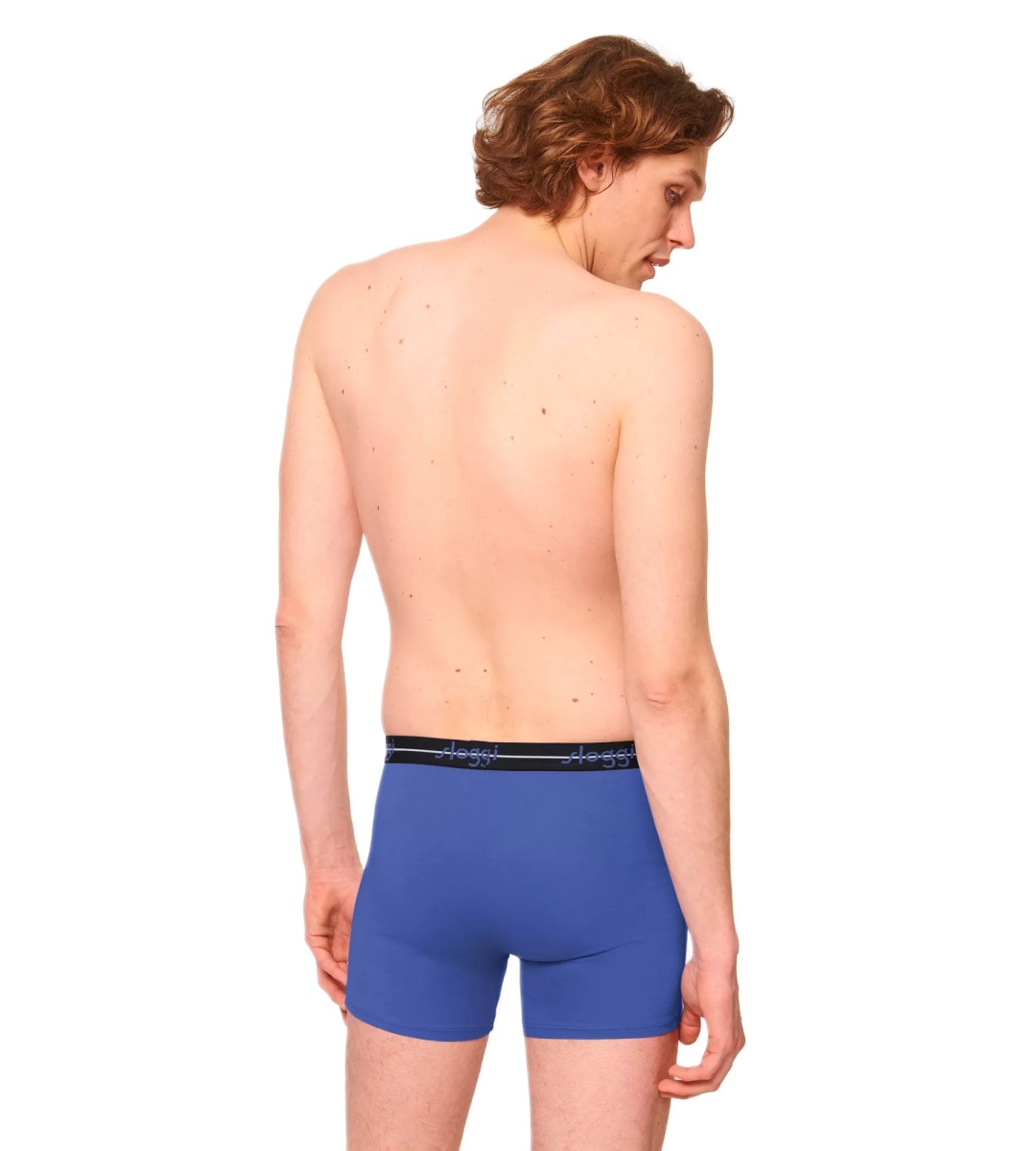 Ανδρικό εσώρουχό Βαμβάκι μπόξερ Boxer SLOGGI men Start Short C2P 10206948 -V005 ΜΑΥΡΟ-ΜΠΛΕ