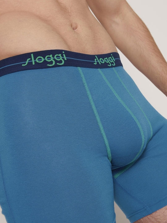 Ανδρικό εσώρουχό Βαμβάκι μπόξερ Boxer SLOGGI men Start Short C2P 10206948 V020 ΜΠΛΕ ΣΚ-ΜΠΛΕ ΑΝΟΙΚ