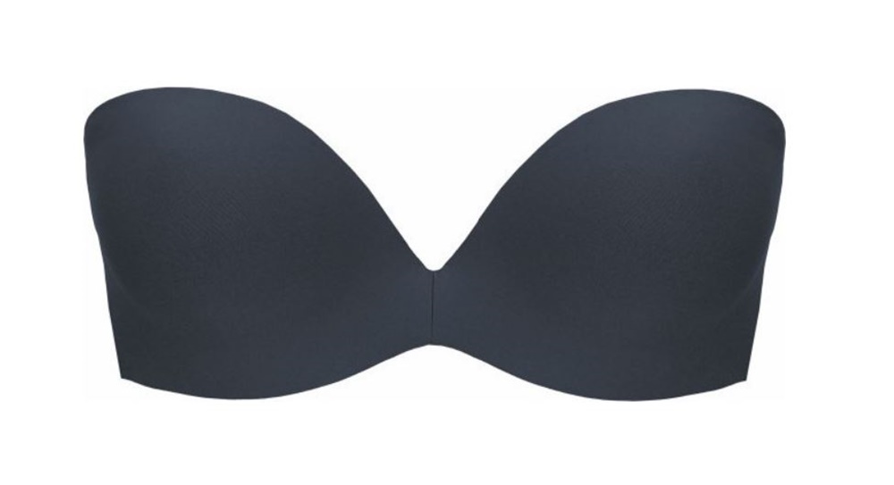 Γυναικείο Σουτιέν Strapless Luna 11062P B Cup με ενίσχυση-Μαύρο
