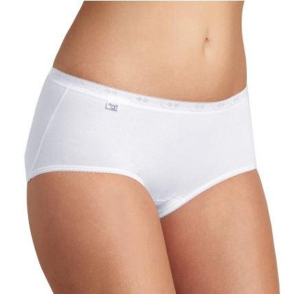 Γυναικείο εσώρουχο Sloggi 10005038-0003/03 Cotton Midi-Λευκό