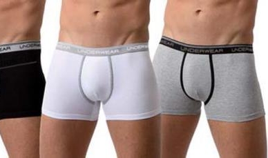 Ανδρικό Εσώρουχο BOXER Βαμβακερό PRIMAL-B001-UOMO -3 PACK ΜΑΥΡΟ-ΛΕΥΚΟ-ΓΚΡΙ