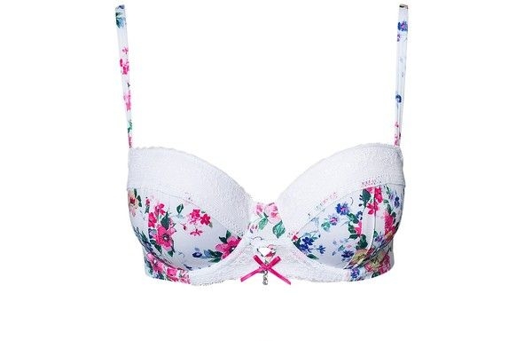 Σουτιέν Λευκό mariemeili LOTTIE BALCONY CUP C 14H0217 FLORAL