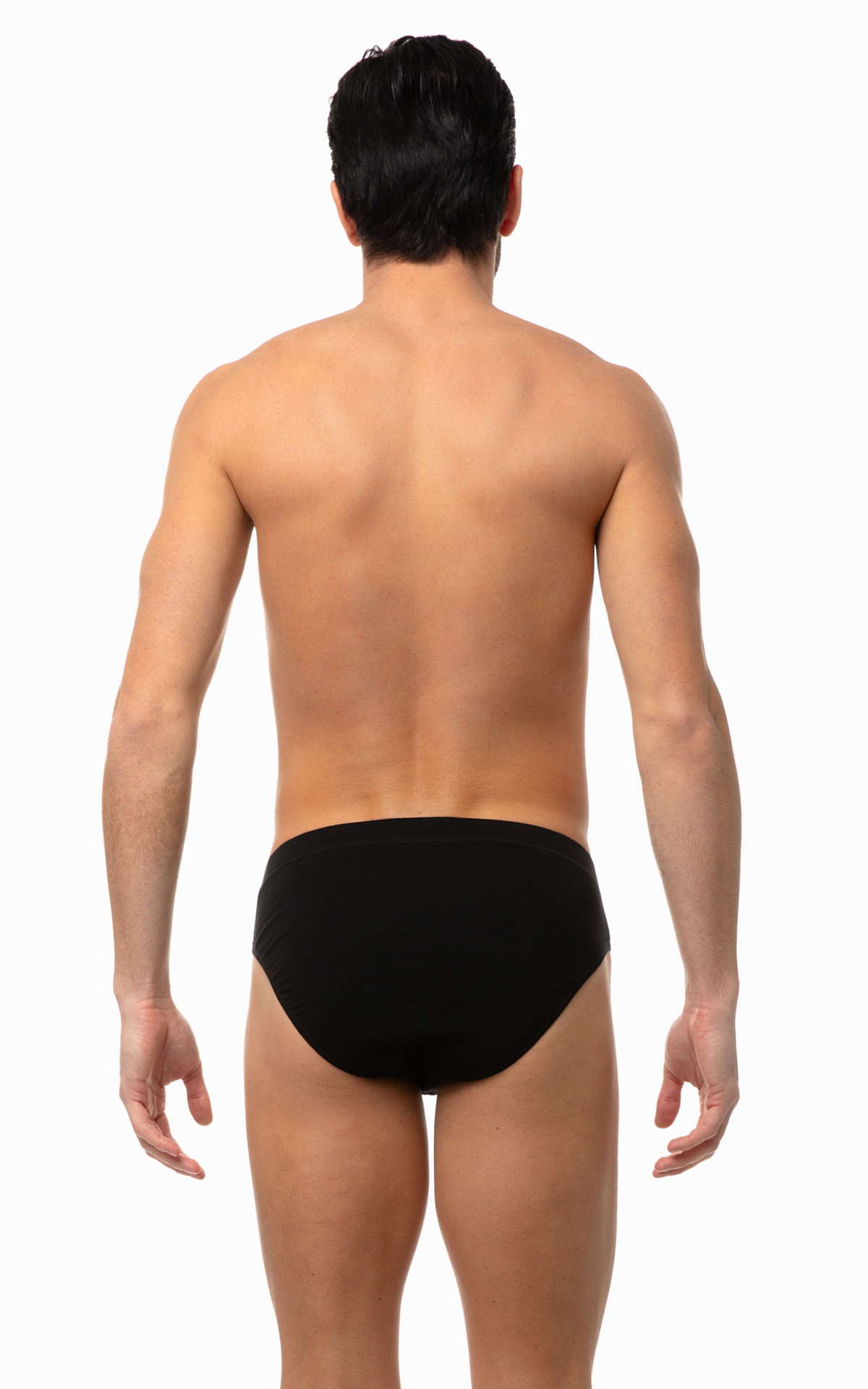 Ανδρικό εσώρουχο slip MINERVA SPORTIES 23027-3 PACK ΜΑΥΡΟ