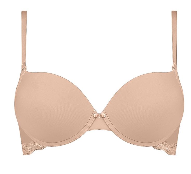 Γυναικείο σουτιέν Triumph Lovely Micro WHUM 10186624-6106 Push Up Μπέζ