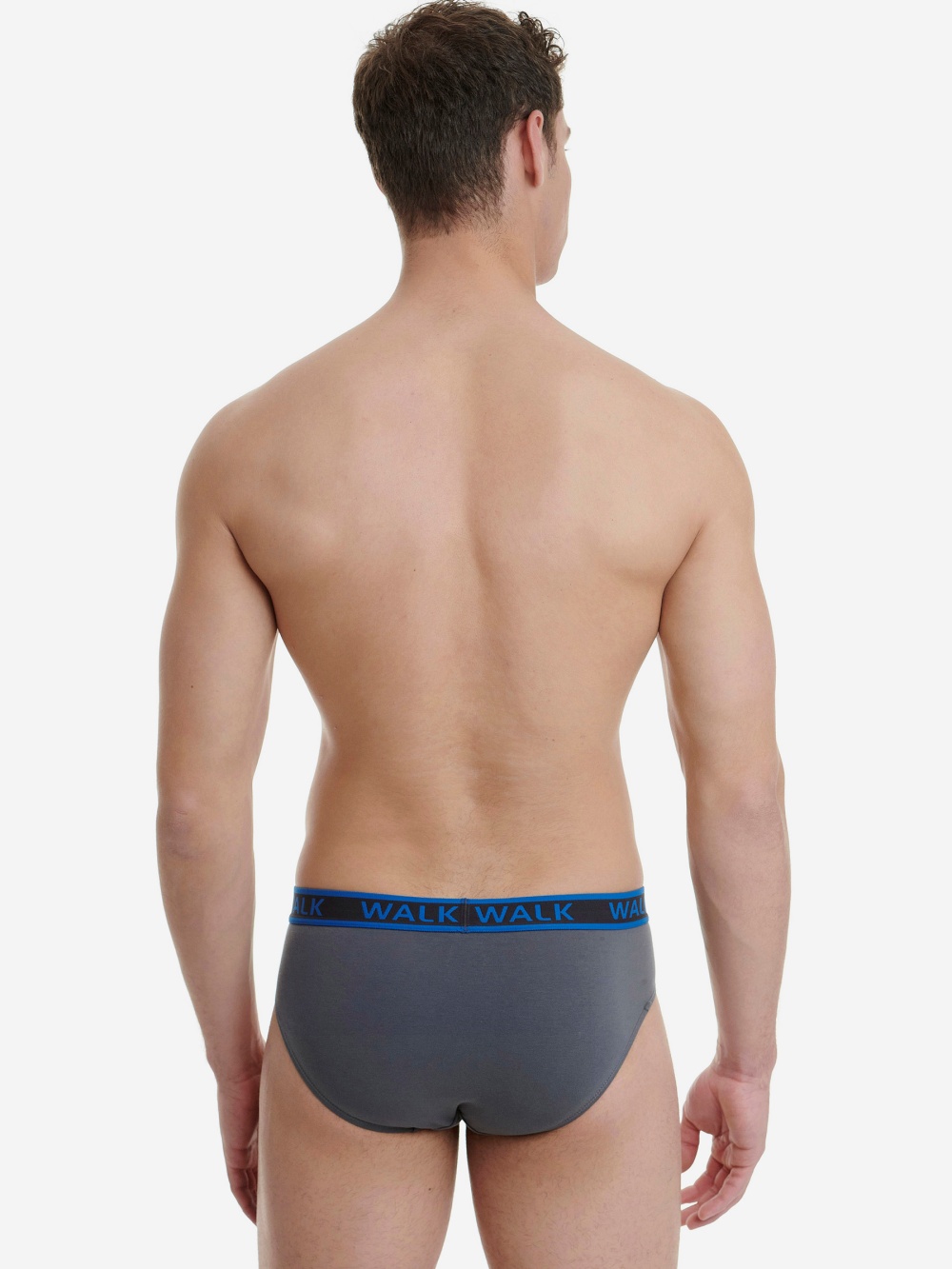Ανδρικό βαμβακερό εσώρουχο Slip 2Pack Walk W1757-4712 Ρουά/Γκρι