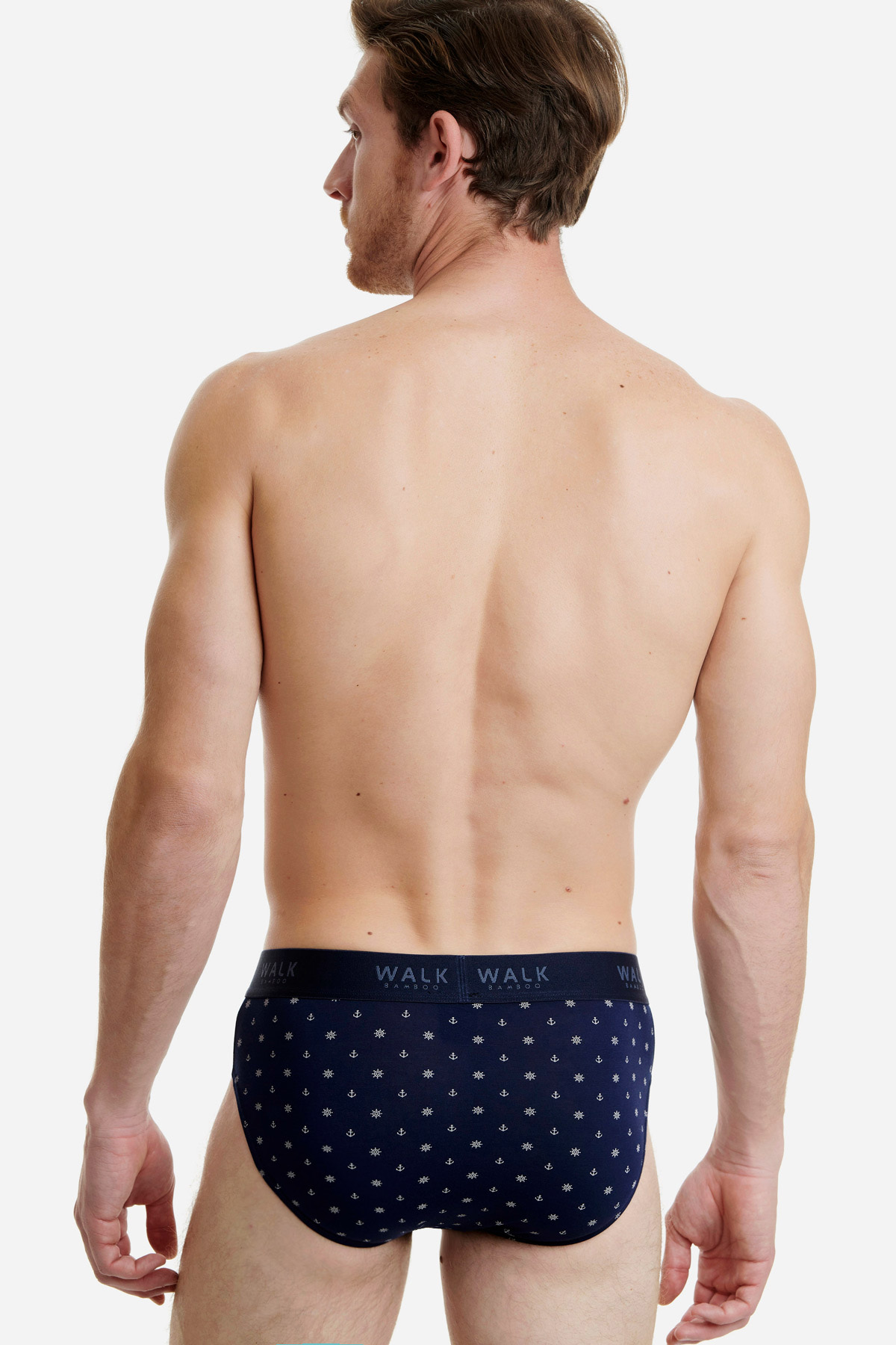 Ανδρικό εσώρουχο Bamboo Slip Walk W1775-5 Μπλε σκούρο
