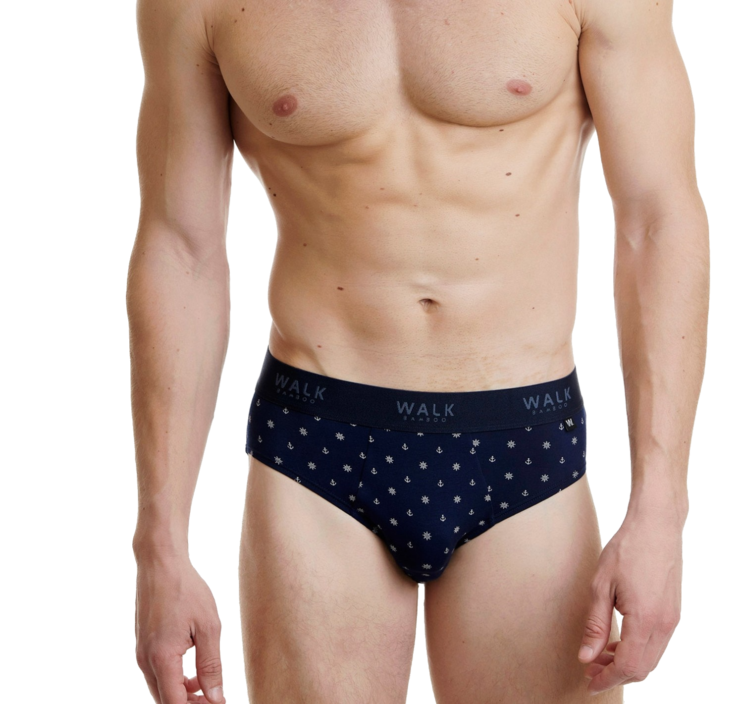 Ανδρικό εσώρουχο Bamboo Slip Walk W1775-5 Μπλε σκούρο