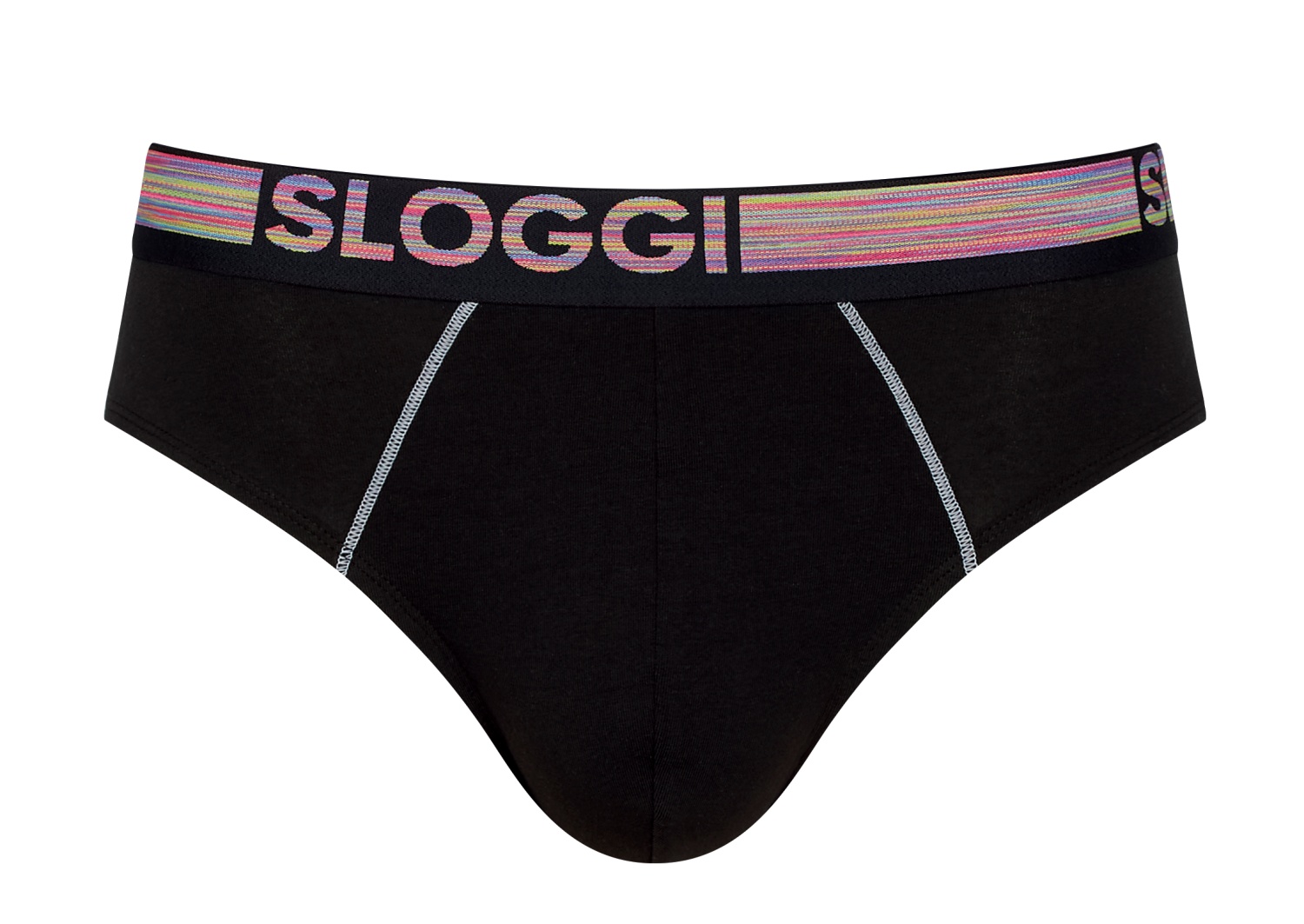 Ανδρικά Σλίπ 2Pack Sloggi Men GO ABC Natural H Midi C2P 10211231-M008 Μαύρο/Μπλε 
