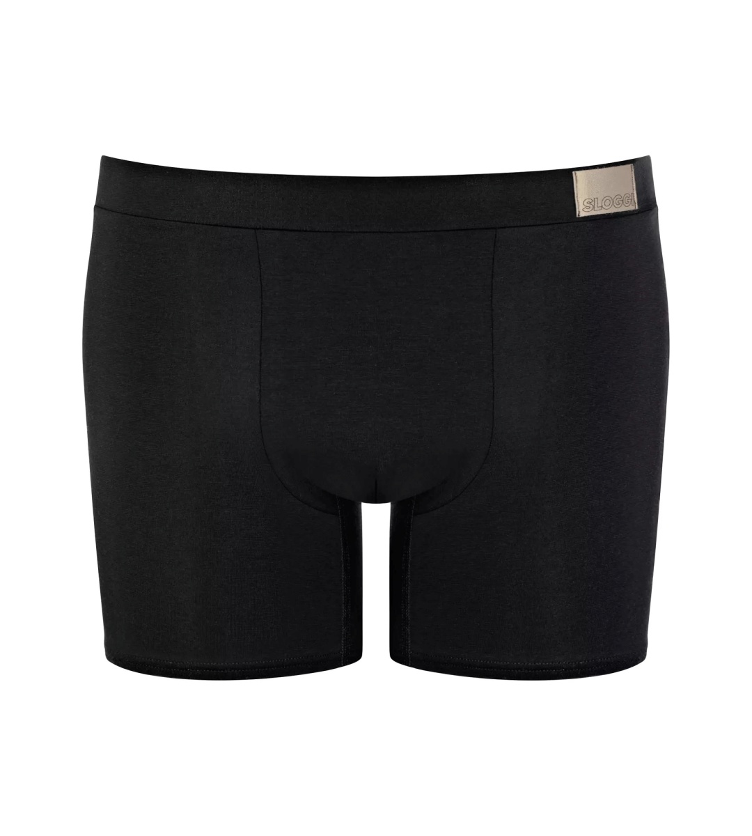 Ανδρικό Εσώρουχο Boxer SHORT Βαμβακερό 2 PACK Εσωτερικό Λάστιχο SLOGGI GO NATURAL 10214622-0004 ΜΑΥΡΟ