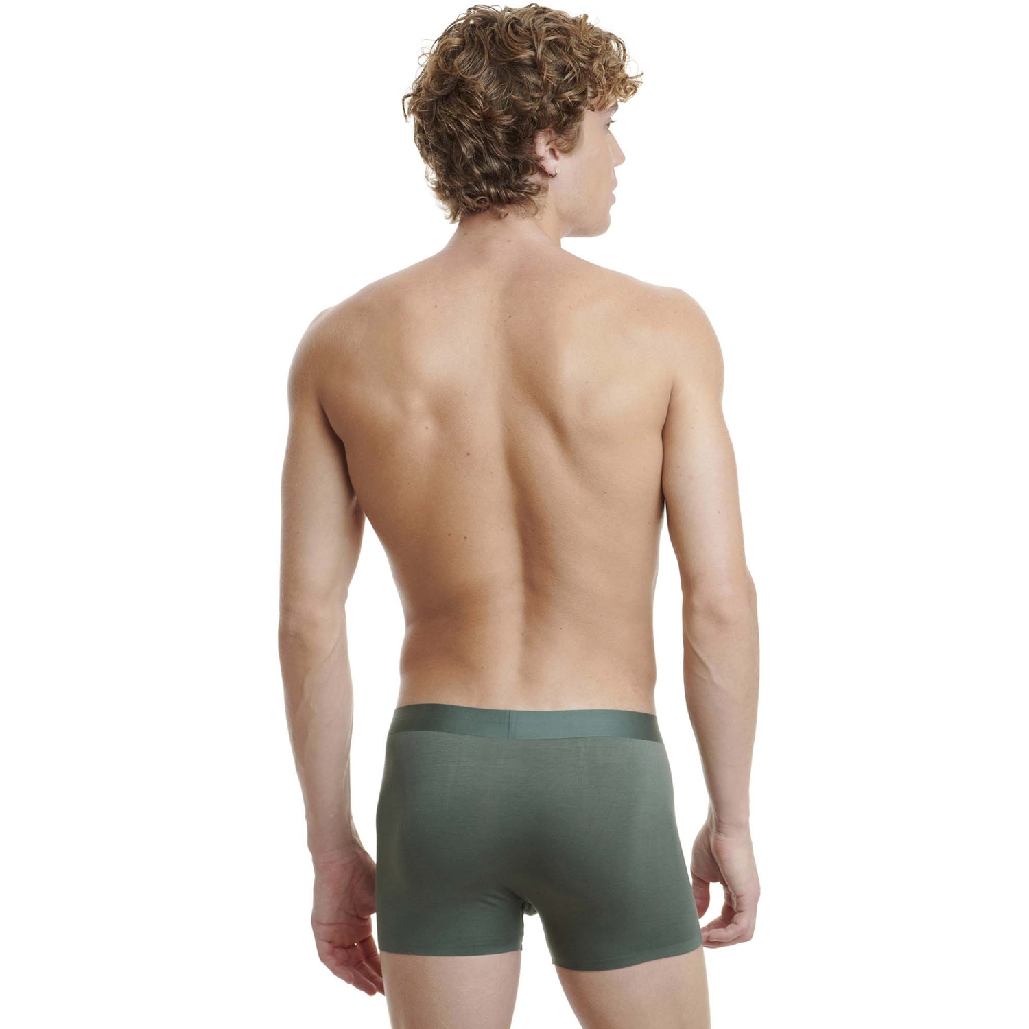 Ανδρικό εσώρουχο Boxer Bamboo Αόρατο Seamless HIPSTER Eco Friendly WALK W1771-24 ΧΑΚΙ ΣΚΟΥΡΟ