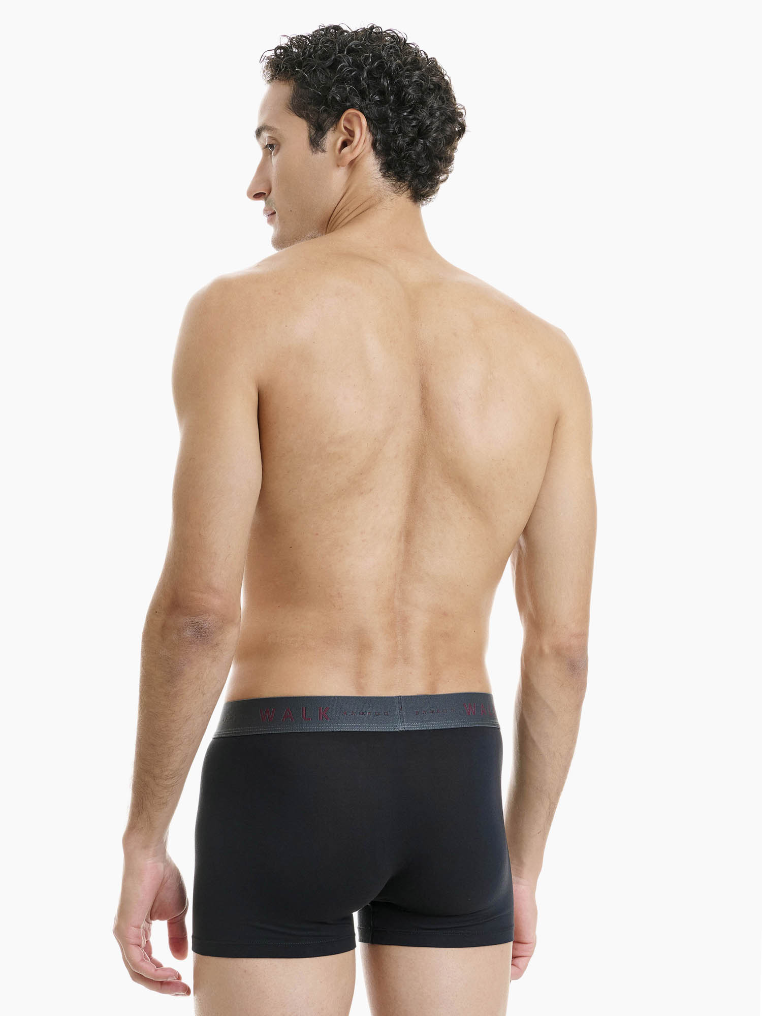 Ανδρικό Εσώρουχο Boxer Bamboo Εξωτερικό Λάστιχο 2Pack Walk W1776-0202 ΜΑΥΡΟ ΓΚΡΙ-ΜΑΥΡΟ ΜΠΛΕ