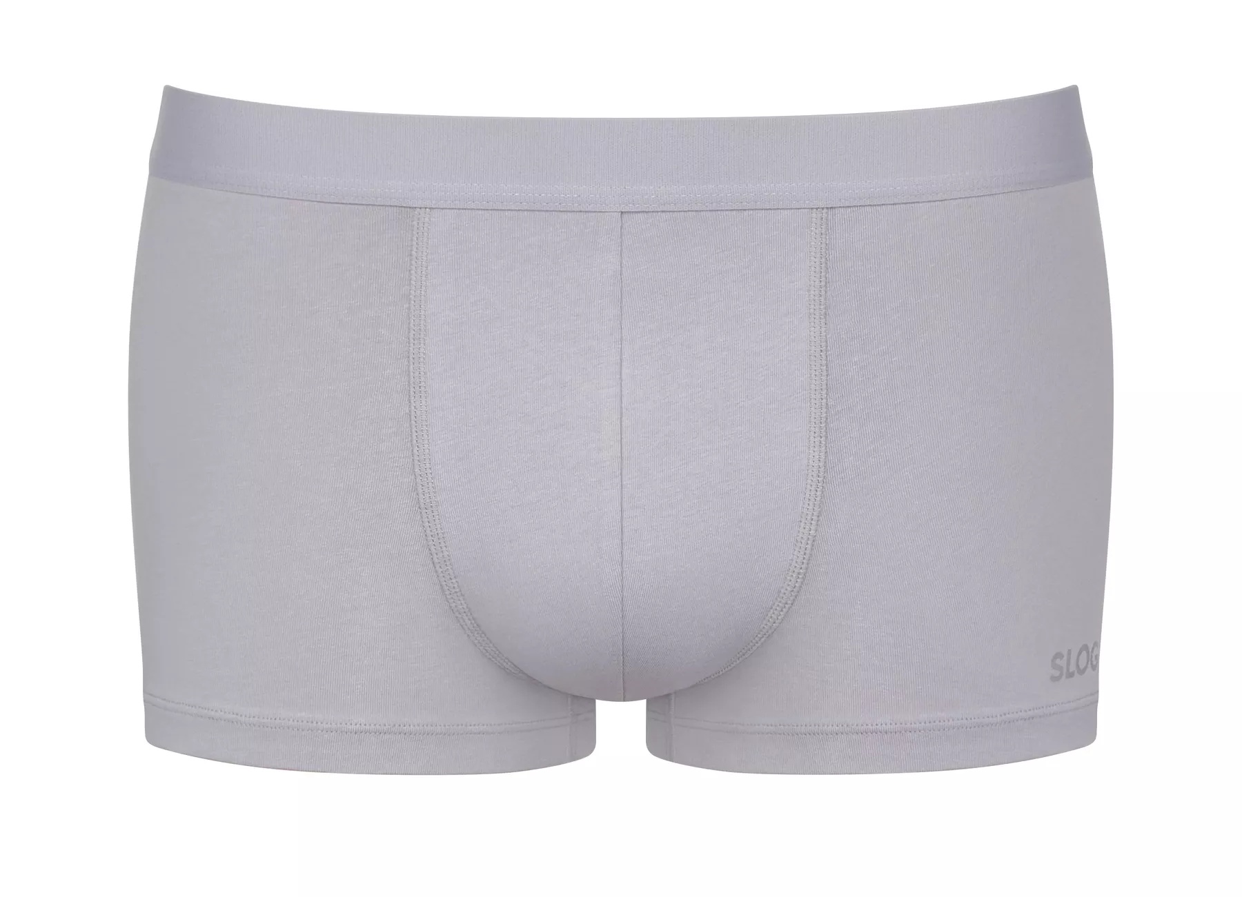 Ανδρικό Εσώρουχο Boxer Μποξεράκι Βαμβακερό 2 PACK Εξωτερικό Λάστιχο SLOGGI MEN GO ABC 2.0 H HIPSTER 2P 10217770-00FU ΓΚΡΙ