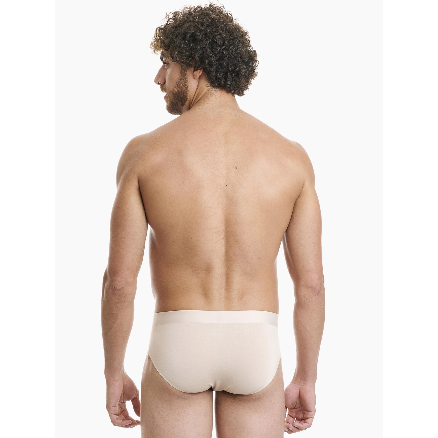 Ανδρικό εσώρουχο Bamboo Αόρατο Seamless Slip WALK W1772-19 ΜΠΕΖ ΑΝΟΙΚΤΟ