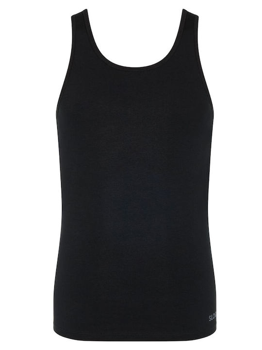 Ανδρική Φανέλα Τιράντα 2PACK- Διπλό Πακέτο Sloggi GO ABC 2.0 H Tank Top 10217768-0004 Μαύρο 