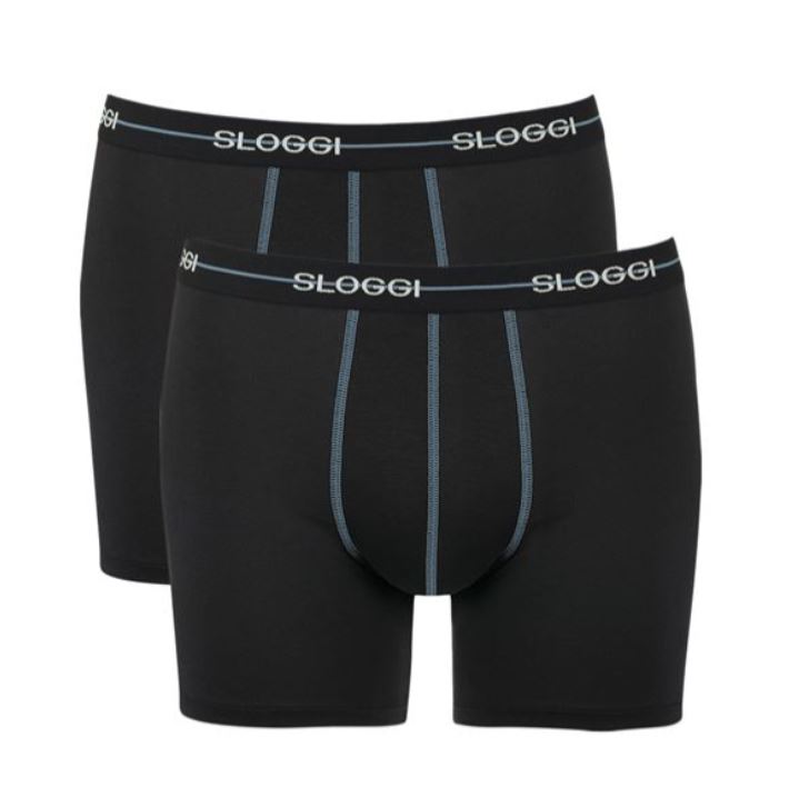 Ανδρικό εσώρουχό μποξεράκι Sloggi Start Short  10055546-0004 Μαύρο