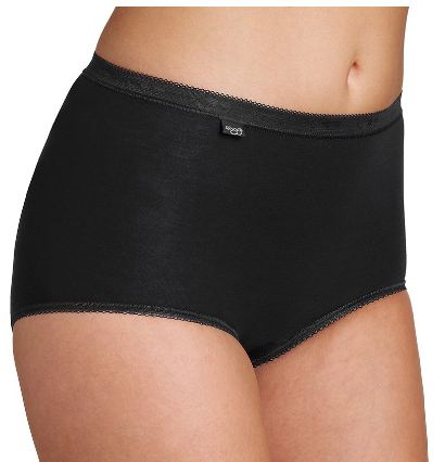Γυναικείο εσώρουχο Sloggi 10005037 Cotton Maxi-Μαύρο