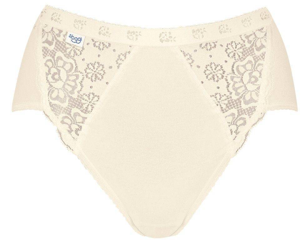 Γυναικεία slip Βαμβακερό Δαντέλα Sloggi Chic Midi 10005199-0038 ΜΠΕΖ