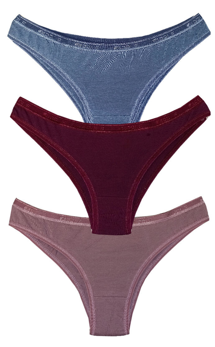 Γυναικείο slip Tai 3 PACK Βαμβακερό APPLE 0220238E Dusty/Mauve/Teal