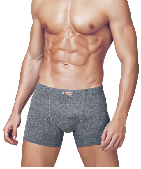 Ανδρικό εσώρουχο μποξεράκι Primal 3201 Γκρί Μελανζέ