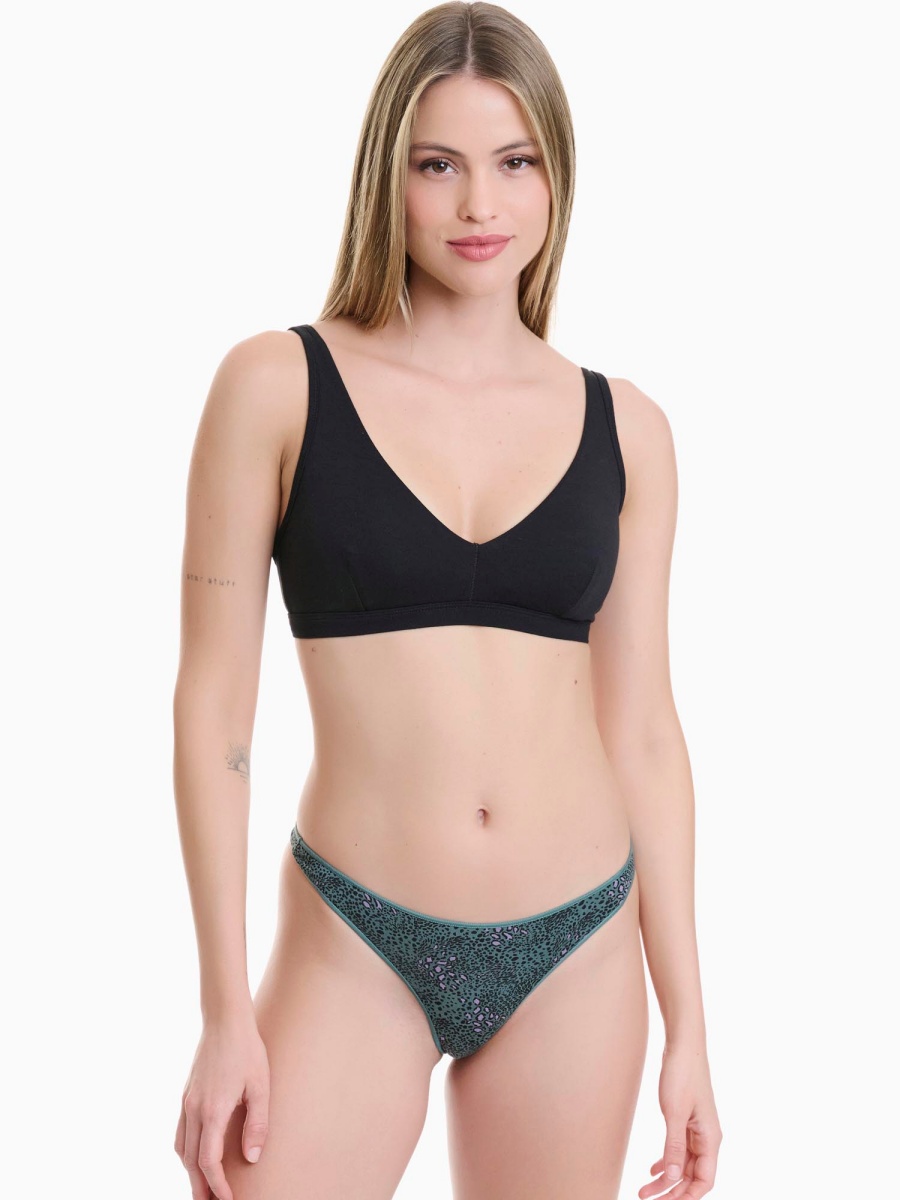 Γυναικείο Εσώρουχο 2Pack Bamboo THONG WALK W2013-70 ΠΡΑΣΙΝΟ