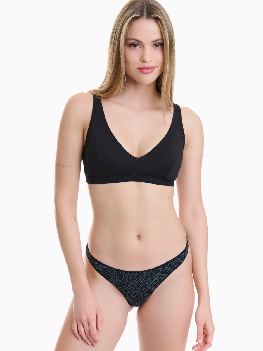 Γυναικείο Εσώρουχο 2Pack Bamboo THONG WALK W2013-70 ΠΡΑΣΙΝΟ