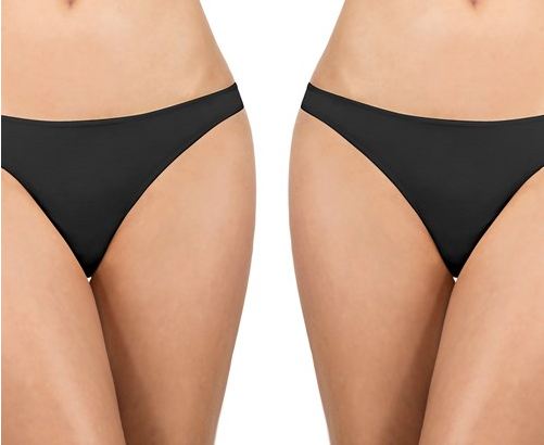 Γυναικείο εσώρουχο String WALK W2013 από Bamboo 2 PACK Μαύρο