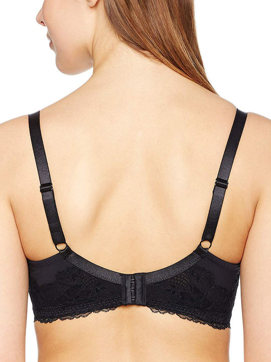 Σουτιέν Dorina Bra Adele-3 D17165A με μπανέλα D Cup-Μαύρο