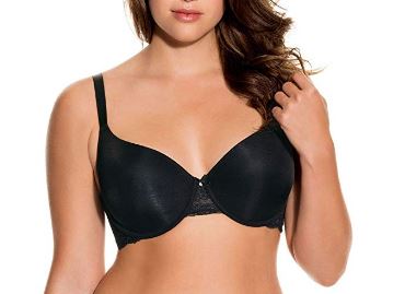 Σουτιέν Dorina Bra Adele-3 D17165A με μπανέλα D Cup-Μαύρο