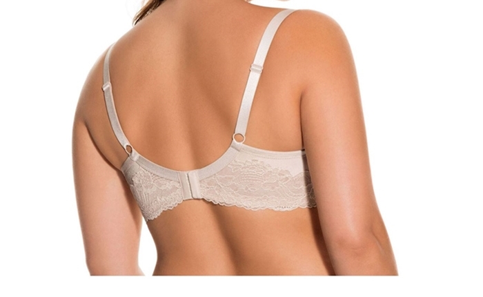 Σουτιέν Dorina Bra Adele-3 D17165A με μπανέλα D Cup-Μπεζ