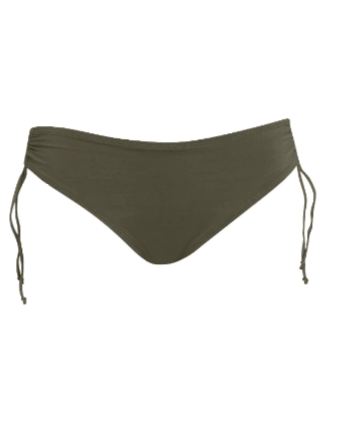 Γυναικείο μαγιό Bikini Bottom με σούρα BLUEPOINT 906596-15 Χακί