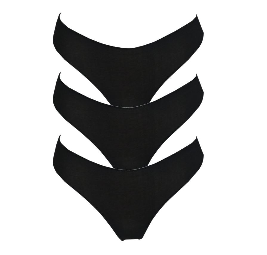 Γυναικείο εσώρουχο tai 3Pack Second Skin SSUW-0001-003 Μαύρο