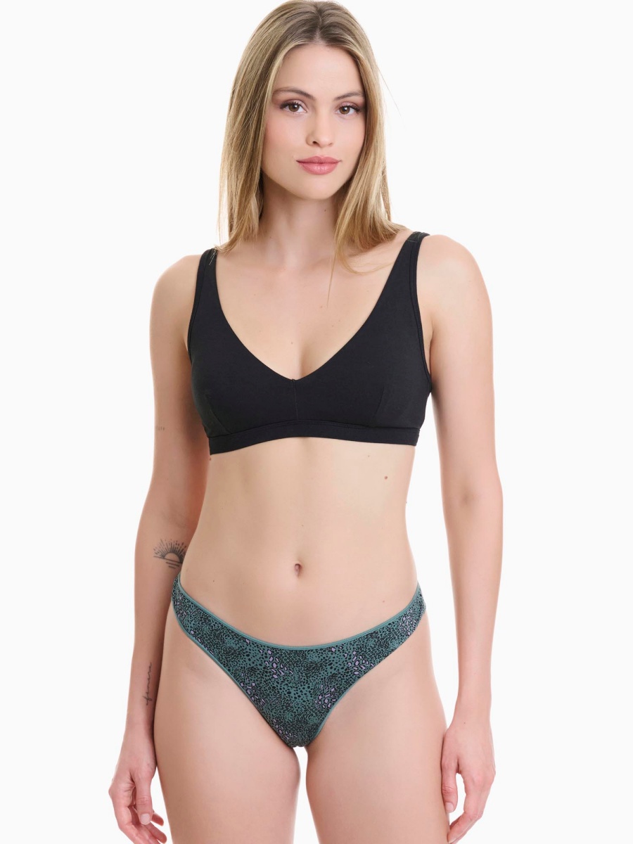 Γυναικείο Εσώρουχο Slip Rio Bamboo 2 PACK WALK W2018-40 ΠΡΑΣΙΝΟ ΠΡΑΣΙΝΟ