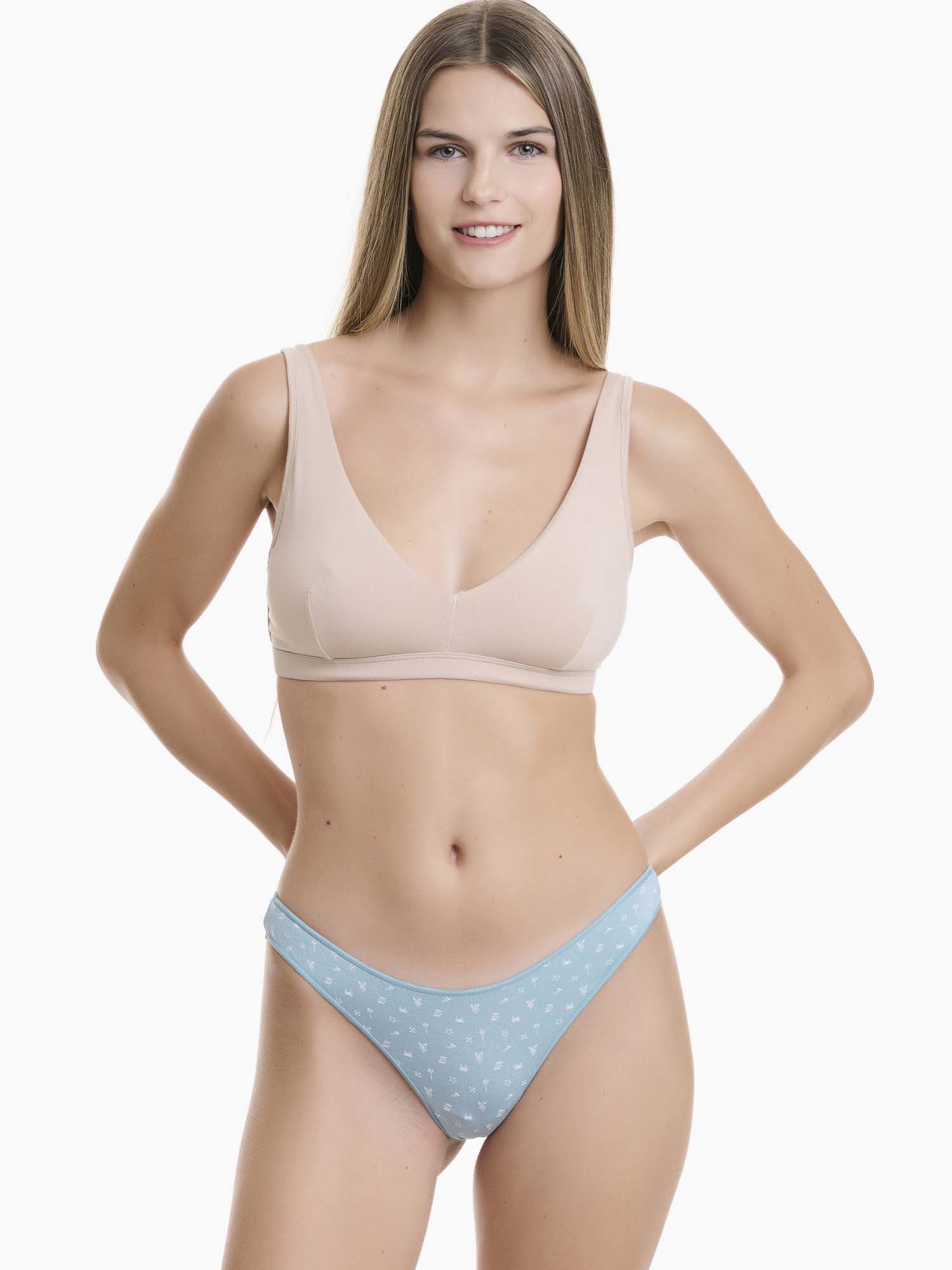 Γυναικείο Εσώρουχο Slip Rio Bamboo 2 PACK WALK W2018-43 ΒΕΡΑΜΑΝ