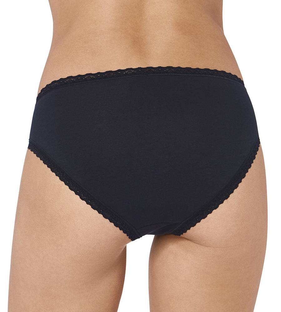 Γυναικείο Εσώρουχο Βαμβακερό Tai 3PACK Sloggi 24/7 Cotton Lace 10167199-0004 ΜΑΥΡΟ