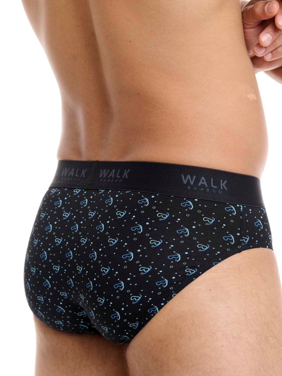 Ανδρικό Εσώρουχο Slip Bamboo Walk W1775-17 ΜΠΛΕ