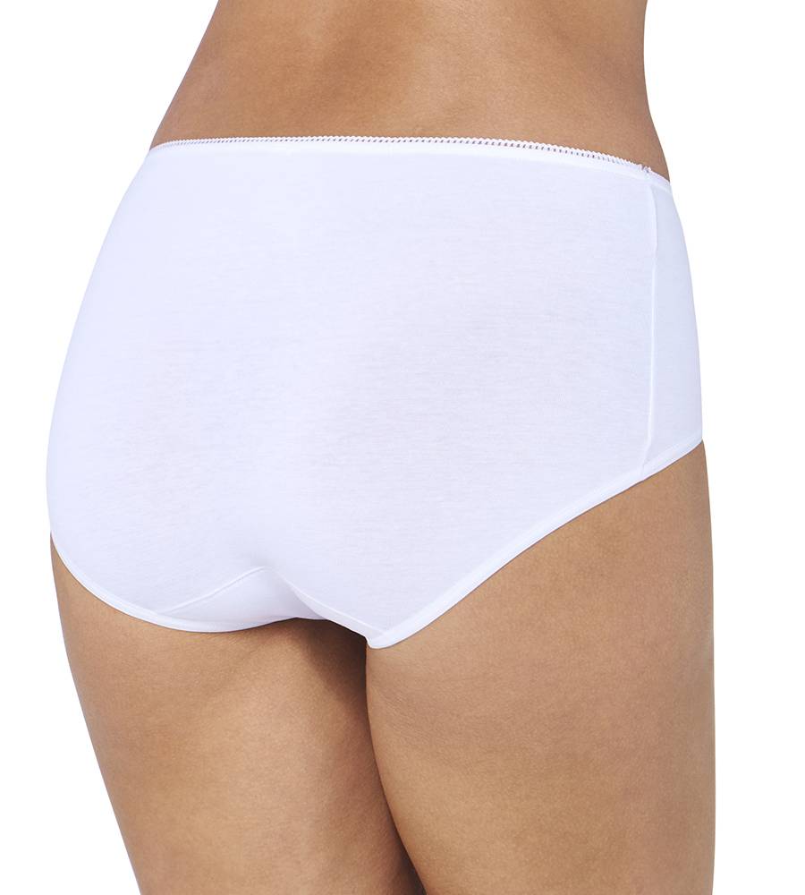 Γυναικείο εσώρουχο Midi Sloggi Basic 10005038-0003 2Pack Λευκό 