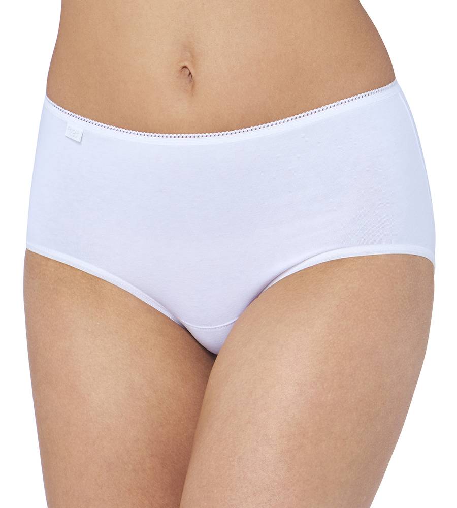 Γυναικείο εσώρουχο Midi Sloggi Basic 10005038-0003 2Pack Λευκό 