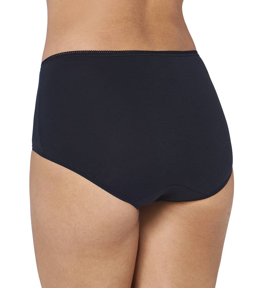 Γυναικείο εσώρουχο Midi Sloggi Basic 10005038-0004 2Pack Μαύρο 