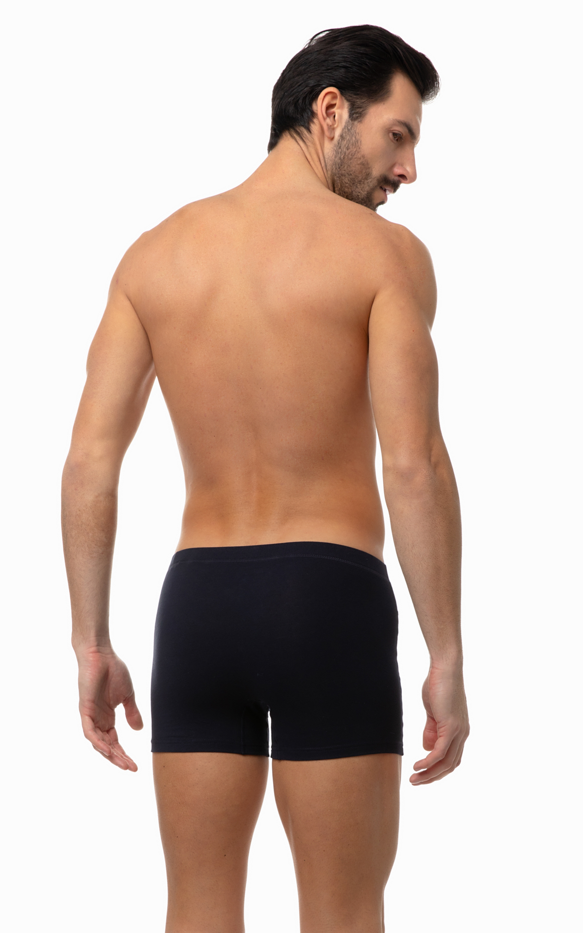 Ανδρικό Εσώρουχο Βαμβακερό Boxer MINERVA SPORTIES 2 Τεμάχια 29303 Μαύρο