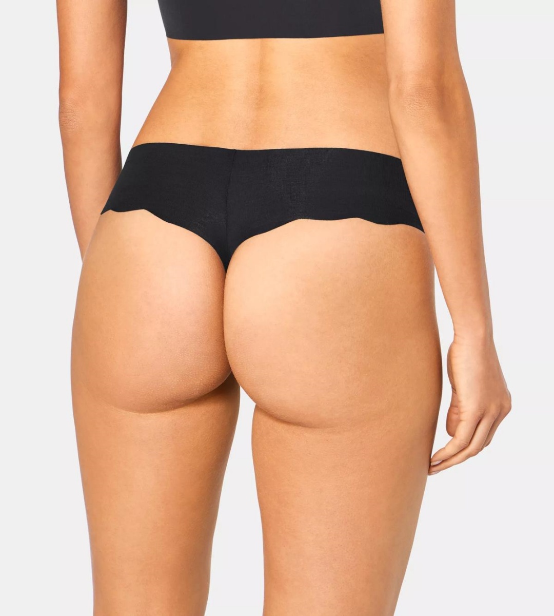 Γυναικείο εσώρουχο Χωρίς Ραφές Sloggi Zero Cotton Hipstring 10193310-0004/04 Μαύρο