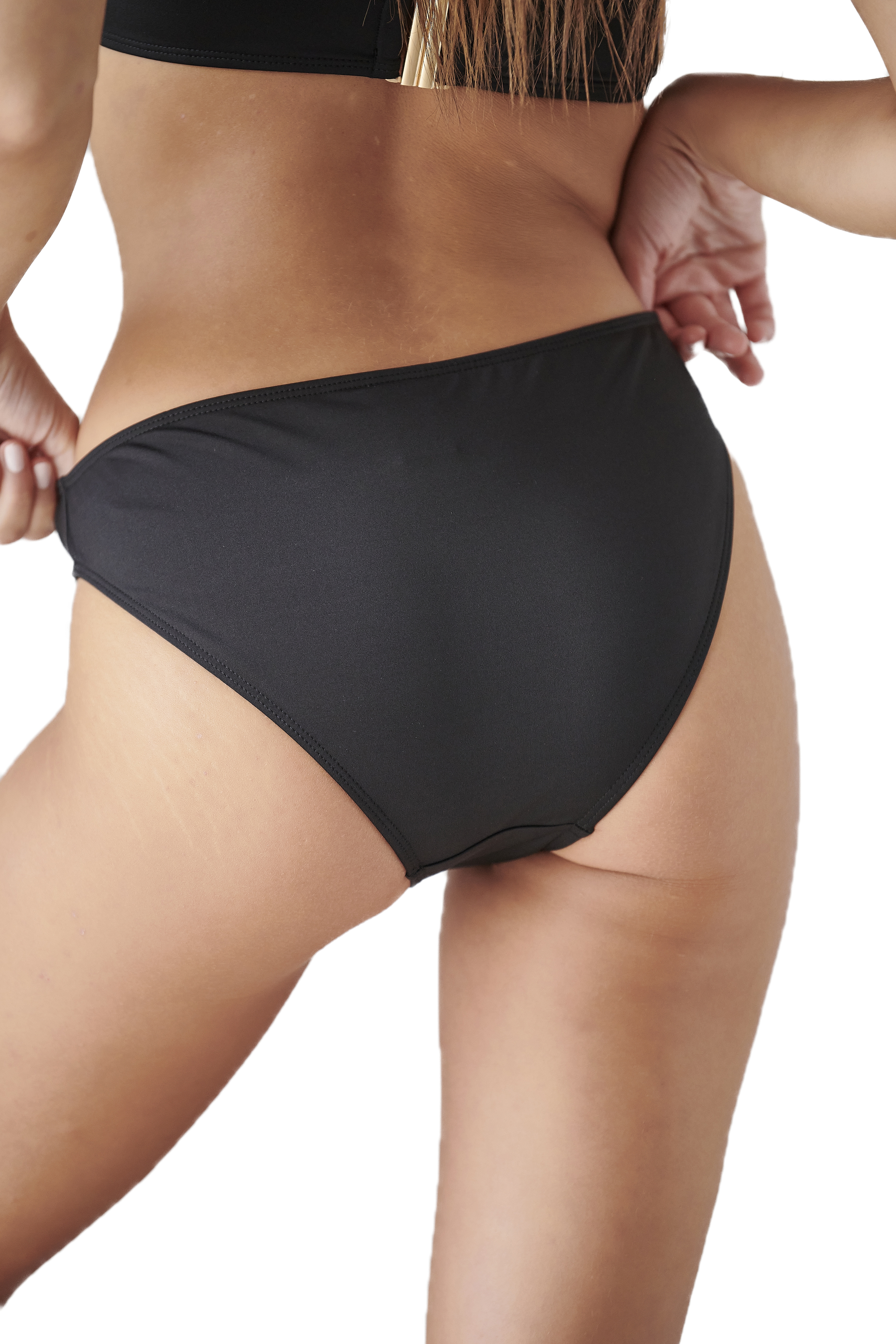 Γυναικείο μαγιό Bikini Bottom FASHION SOLIDS BLU4U 25365083-02 ΜΑΥΡΟ