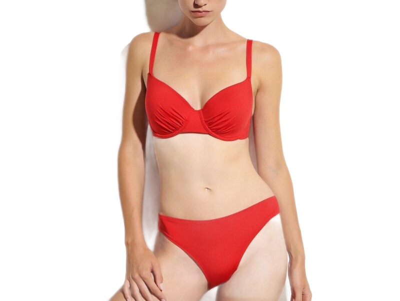 Γυναικείο μαγιό Bikini Bottom FASHION SOLIDS BLU4U 25365083-07 ΚΟΚΚΙΝΟ
