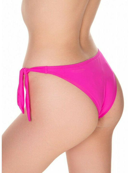 Γυναικείο μαγιό Bikini Bottom με κορδόνι BLU4U 22365082-06 Φούξια