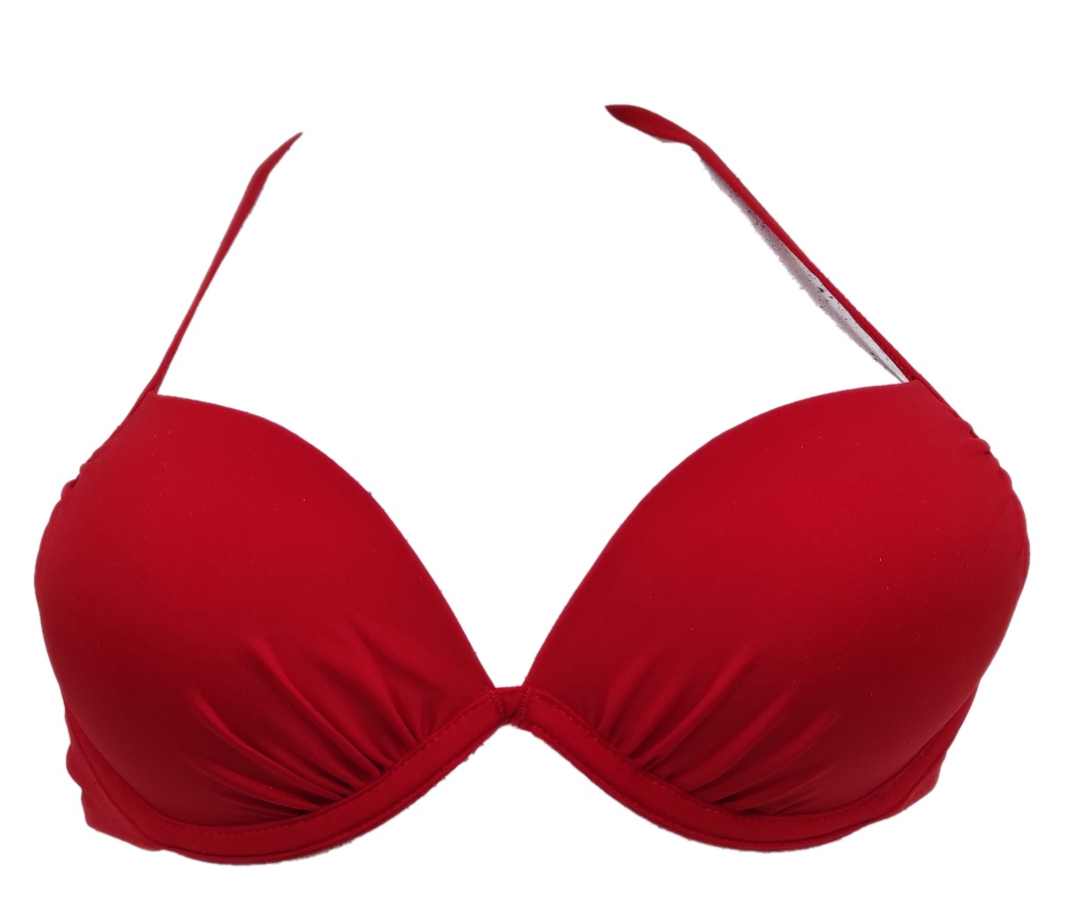 Γυναικείο μαγιό Μονόχρωμο Bikini top Super push up Bluepoint 26066090-07 Κόκκινο