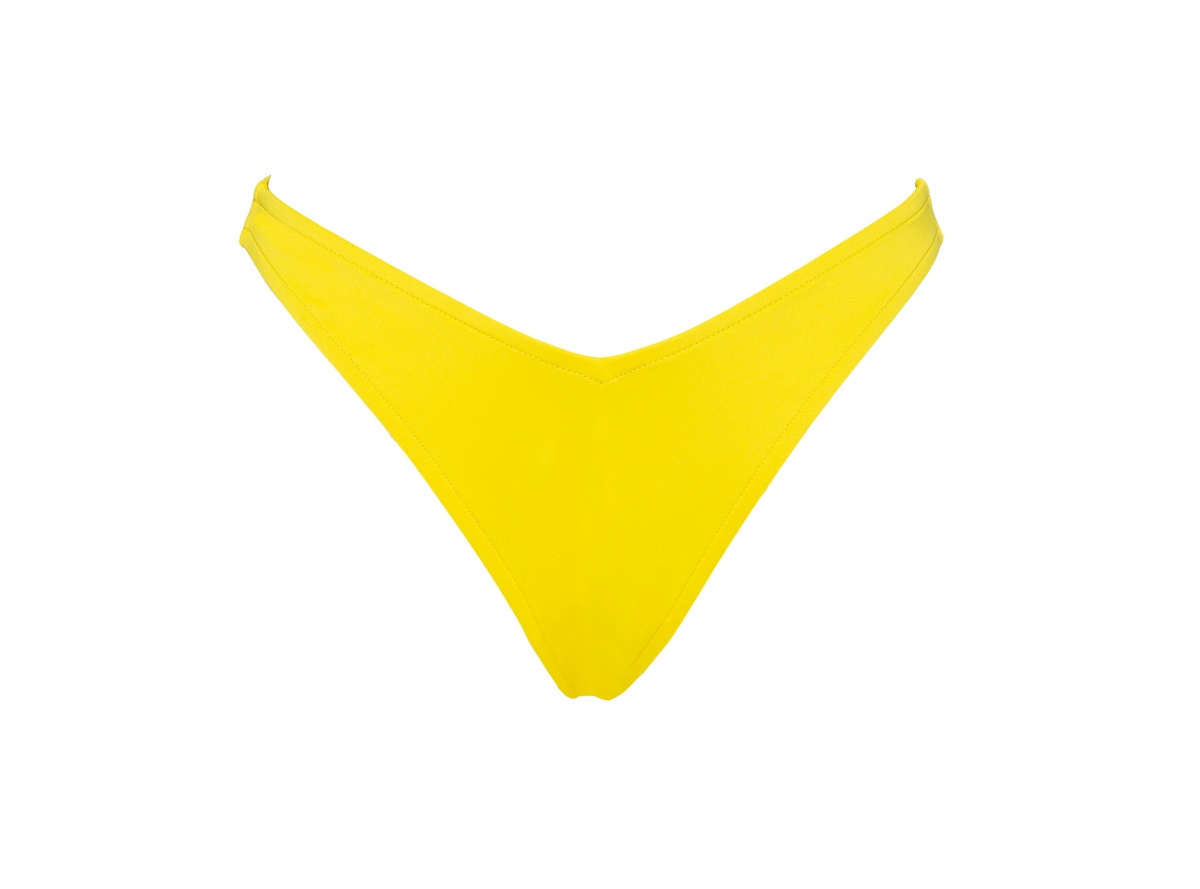 Γυναικείο μαγιό Bikini Bottom SOLIDS BRAZILIAN Με Κόψιμο V Bluepoint 22065084-08 Κίτρινο
