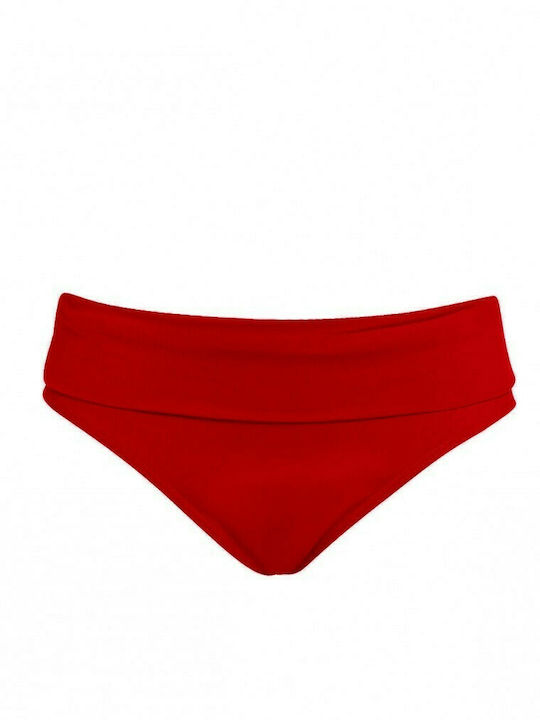 Γυναικείο μαγιό bikini bottom με μπάσκα BLUEPOINT 23065097-07 ΚΟΚΚΙΝΟ